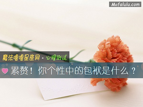 累赘!你个性中的包袱是什么? 累赘!你个性中的包袱是什么?