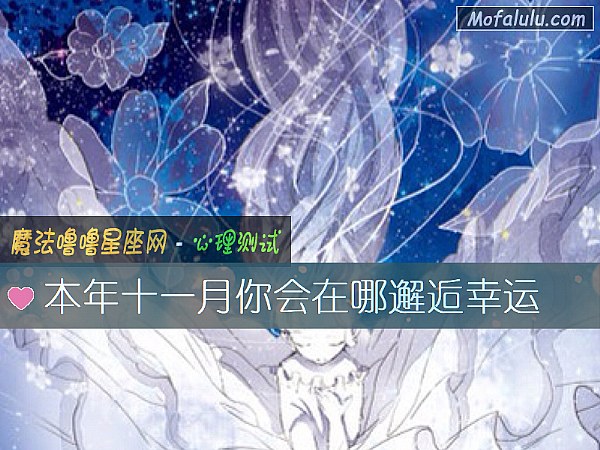 本年十一月你会在哪邂逅幸运