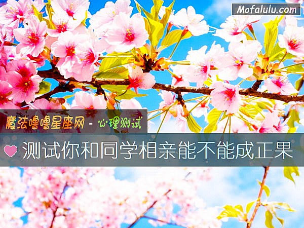 测试你和同学相亲能不能成正果