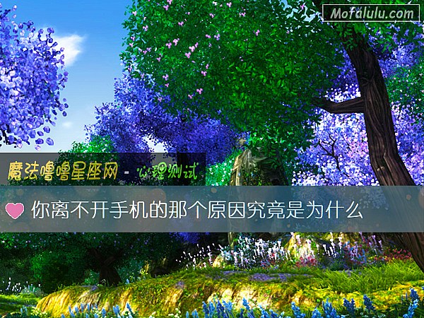 你离不开手机的那个原因究竟是为什么