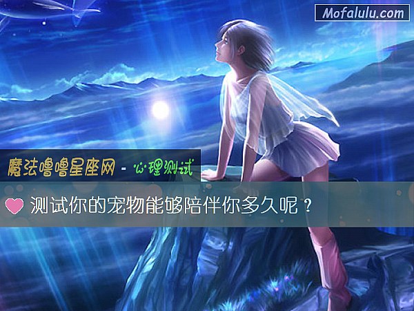 测试你的宠物能够陪伴你多久呢？