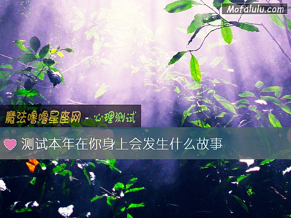 测试本年在你身上会发生什么故事