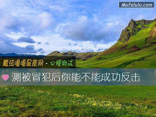 测被冒犯后你能不能成功反击