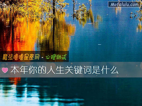 本年你的人生关键词是什么