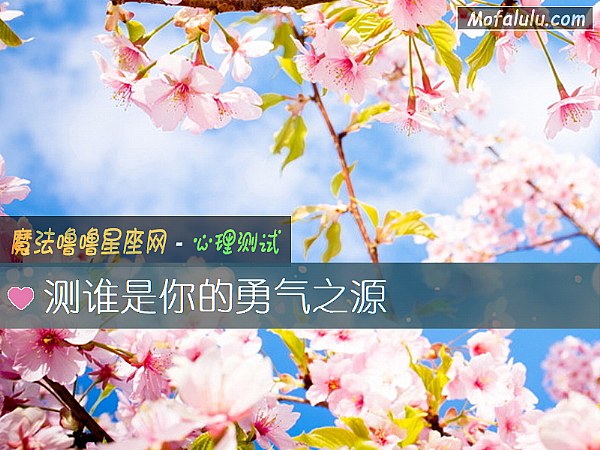 测谁是你的勇气之源