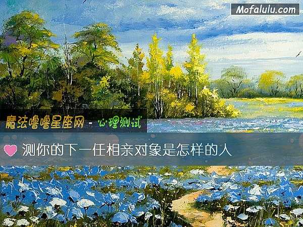 测你的下一任相亲对象是怎样的人