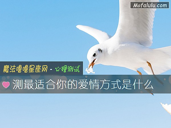 测最适合你的爱情方式是什么