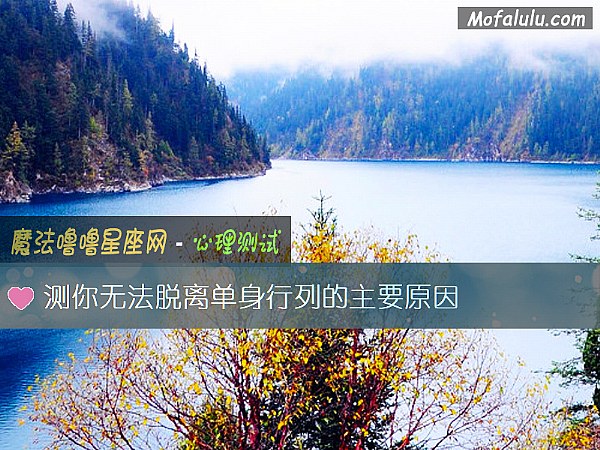 测你无法脱离单身行列的主要原因 测你无法脱离单身行列的主要原因