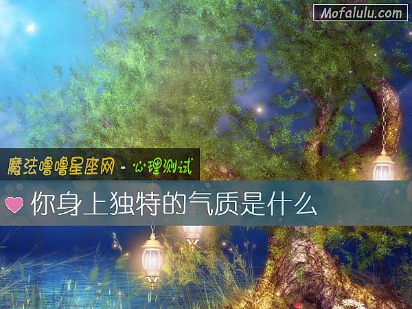 你身上独特的气质是什么