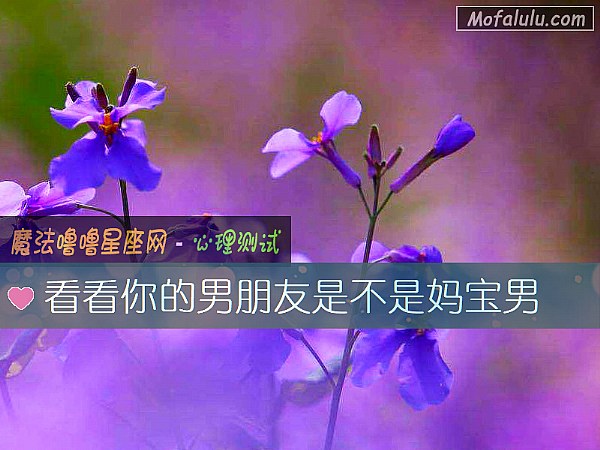 看看你的男朋友是不是妈宝男